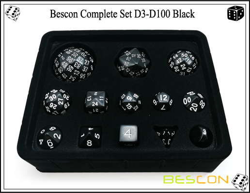 Complete Dice Set D3-D100 (13)