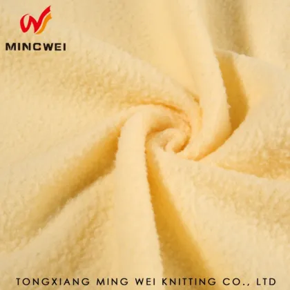Outdoor sports wear polyester knit shrink-resistant polar fleece fabric
