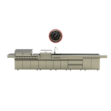 Cheap Stainless Steel Cabinets Grill Outdoor Charcoal BBQ Grill