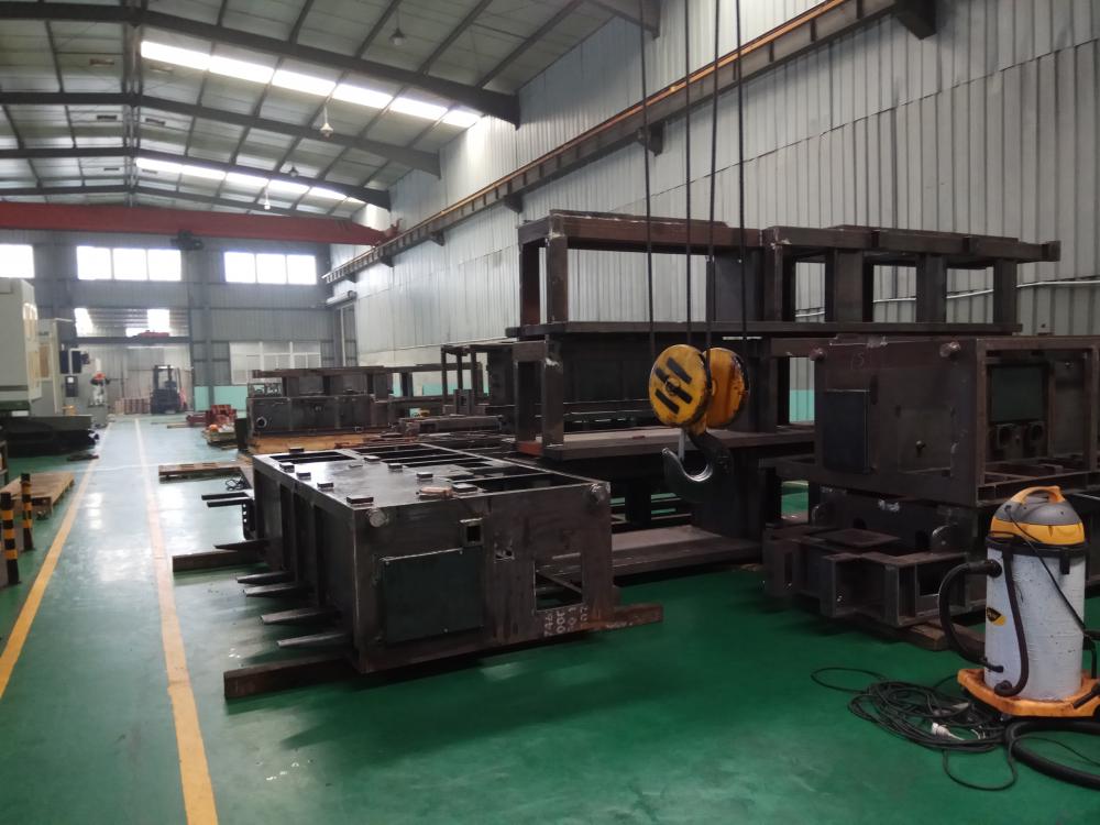 Large steel Q235 casting injection machine frame rack