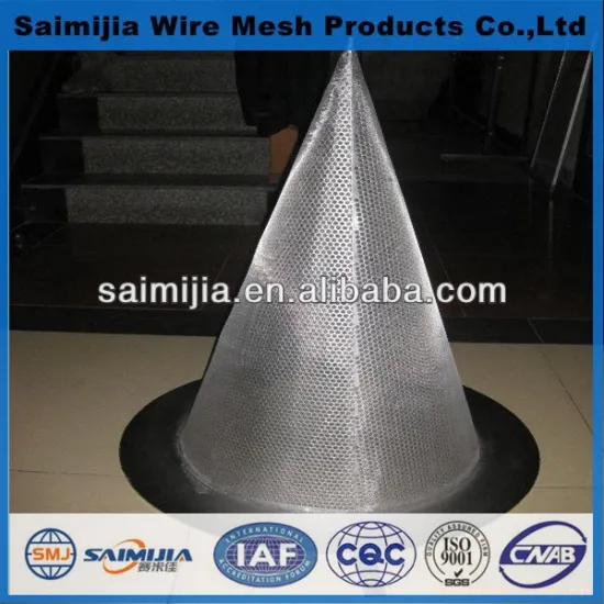 Factory supply stainless steel cone filters