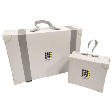 Paper packaging gift box With Handle