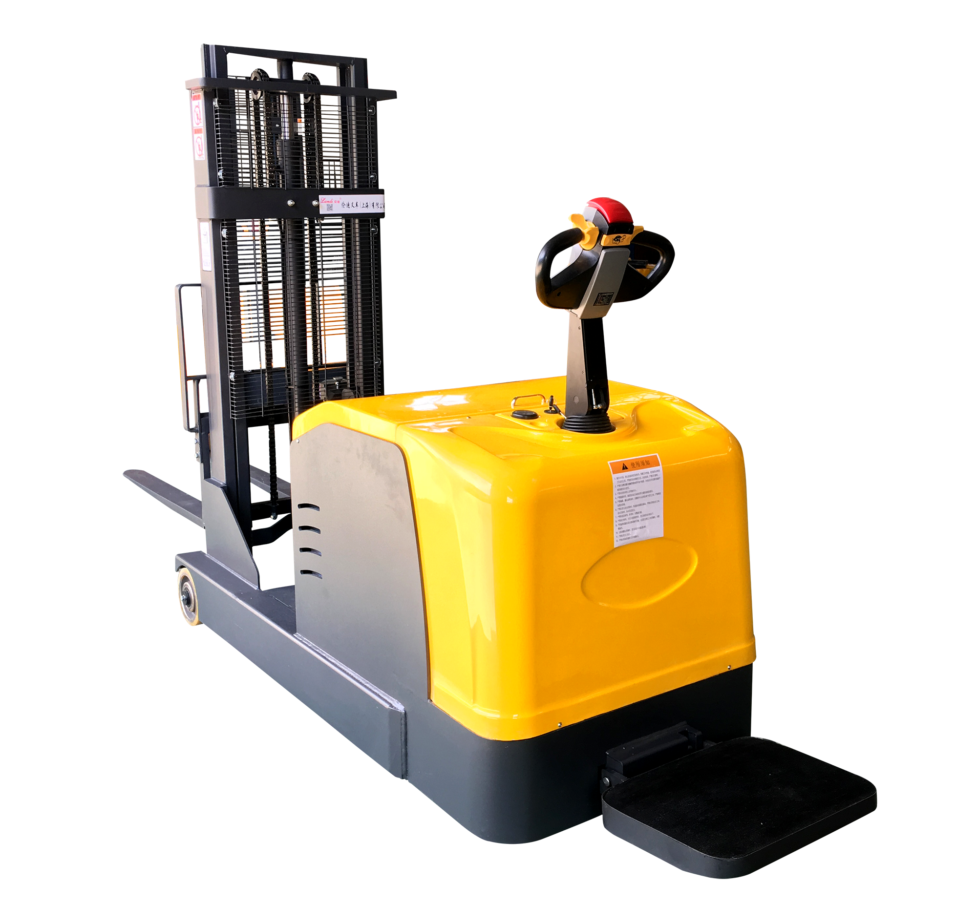 2T/3.5M Electric Stacker Stacking Forklift Wholesale