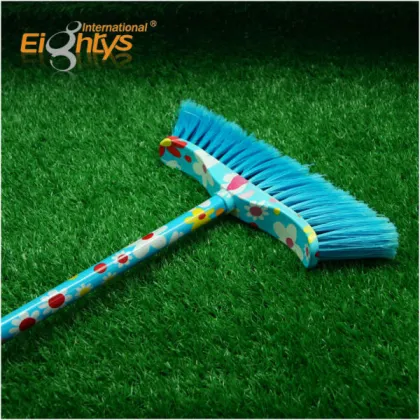 Printed broom flower broom plastic broom