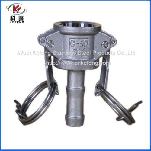 Stainless steel 316L camlock coupling camlock adapter made in china