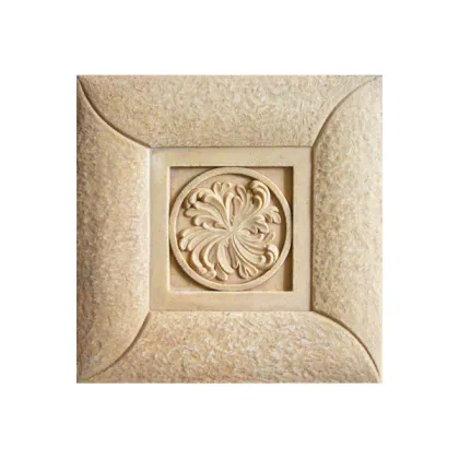 Sandstone Polishing Decorative Wall Panels Carved For Floor Board