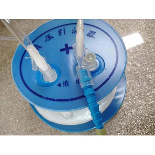 Sterile processed wound drainage negative pressure