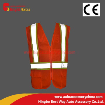 High Visibility Polyester Safety Vest