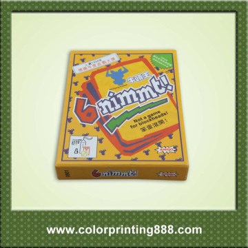 Game card customized toy cartoon game card