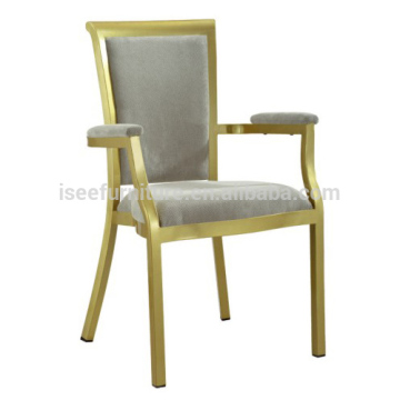 Luxury armrest dining room chair dubai banquet chair wholesale made in China IJ606A
