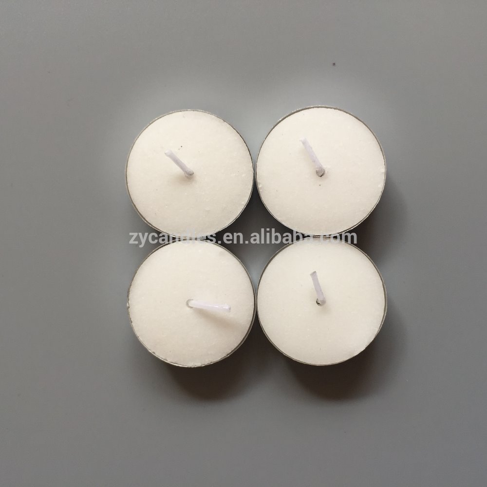 Mini Round Clear cup White Tealight Lilin