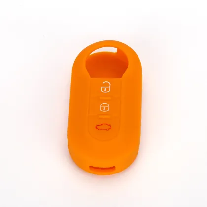 Silicone car key case in key wallet