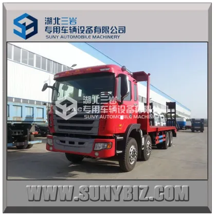 JAC flatbed truck,weight flatbed truck,excavator chassis truck 40tons