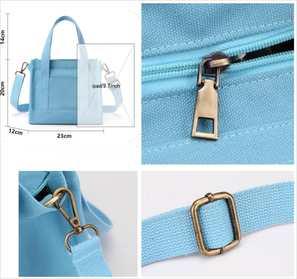 Custom waterproof and Eco-friendly canvas bag