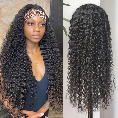 No shed easy install wigs wholesale 100% real human hair headband wig human hair wigs for black women