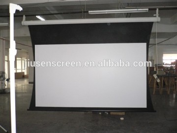 high gain 100" 16:9 Luxury Tab-tension Motorized Screen