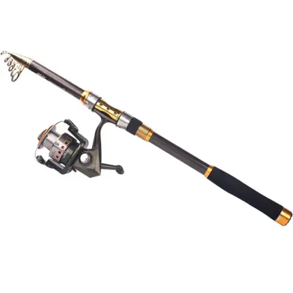 Fishing Rod Telescope Travel Fishing Tackle Rod Boat Spincasting Fishing Pole