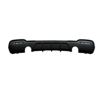 Gloss Black Car Bumper Rear Diffuser Single Outlet Dual Hole for BMW 3 Series F34 M-Tech