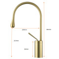 Water Drop Art Hot And Cold Basin Faucet