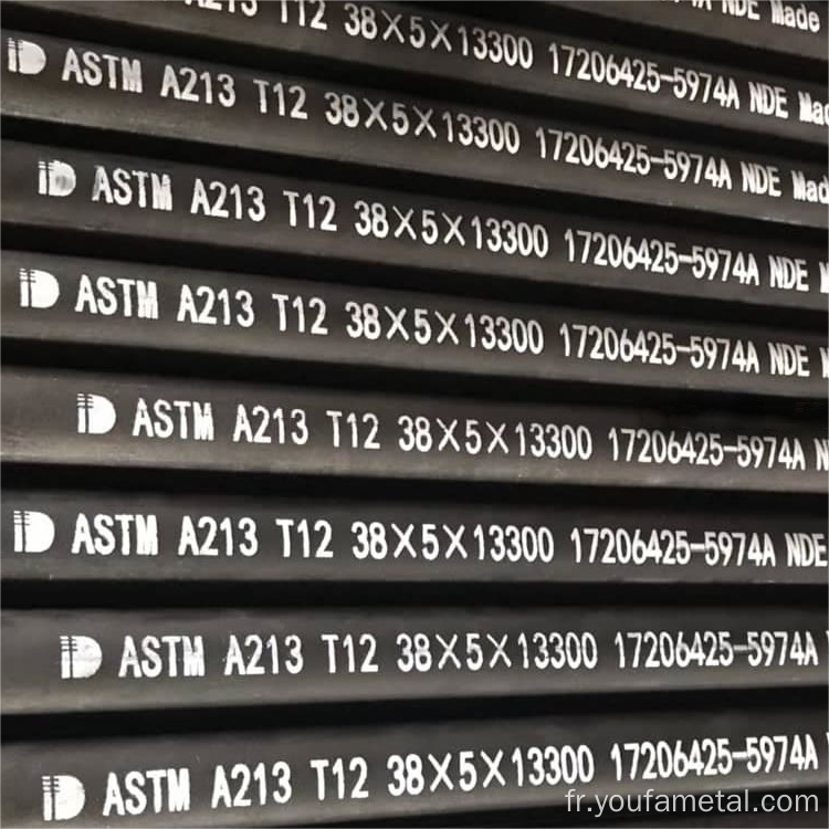 ASTM A213 T12 / T11 / T91 Tubes de chaudière en acier en alliage haute pression