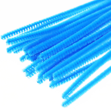 DIY  chenille stem chritmas decoration blue assorted