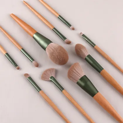 Green radish makeup brush set lipstick brush makeup