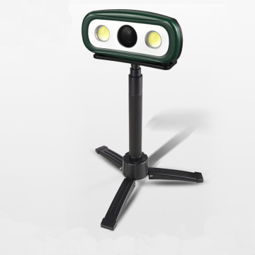 Height Adjustable Bluetooth Portable LED Work Light with Telescopic Lifting Support