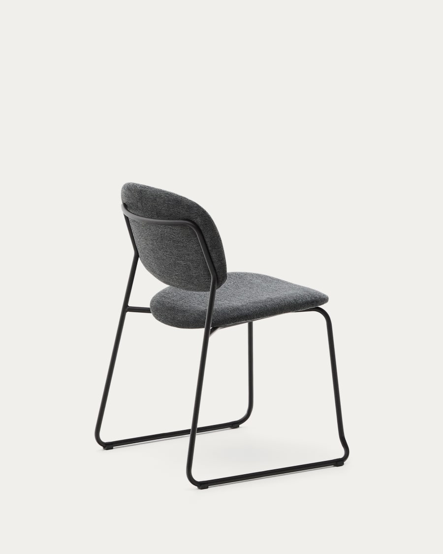 Chenille Fabric Dining Chair
