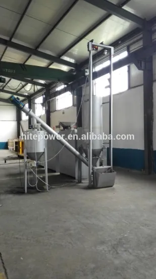 recycle energy waste wood chips biomass gasifier connected with gas generator