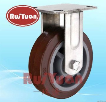 Heavy duty stainless steel wheel caster