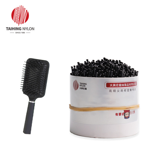 Single burnt ball tips for high-end hairbrush