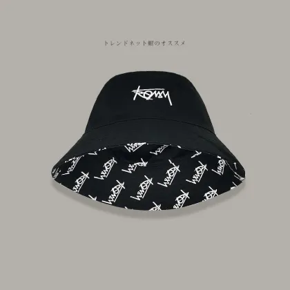 Fashion Reversible Hawaii Autumn Summer Big Head Size Fisherman Hat