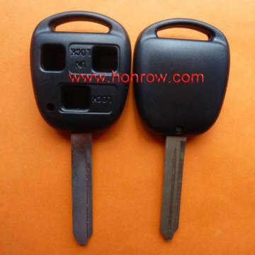 3 button remote key blank with TOY47 blade for Toyot