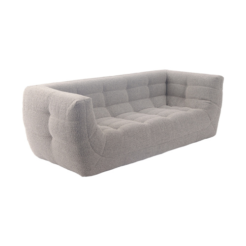 Ethnicraft N701 Fabric Three Seater Sofa with Armrest