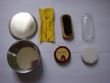 shoe polish kit with metal case