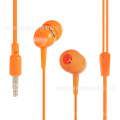 Partihandel mp3 färgglad in-ear musik stereo klassiska hörlurar