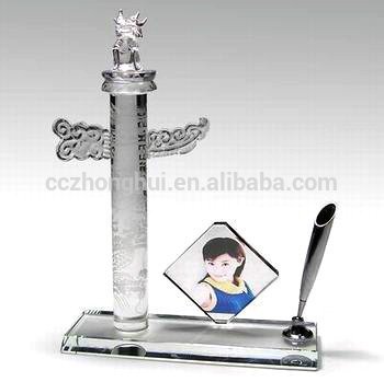 Business Custom Crystal Office Set for Desktop Gifts