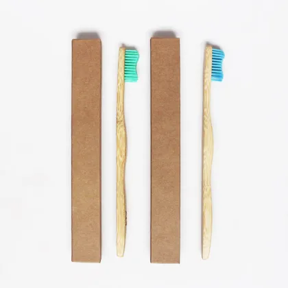 ECO Bamboo Toothbrush Personalized Custom Bamboo Toothbrush