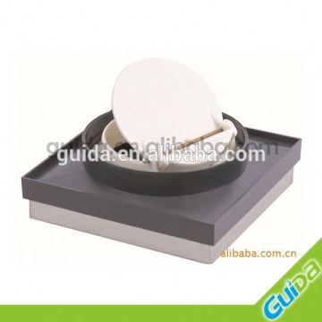 Square stainless steel auto closed below floor drain
