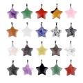 Gemstone 30mm Star Pendant Pendant Keychain