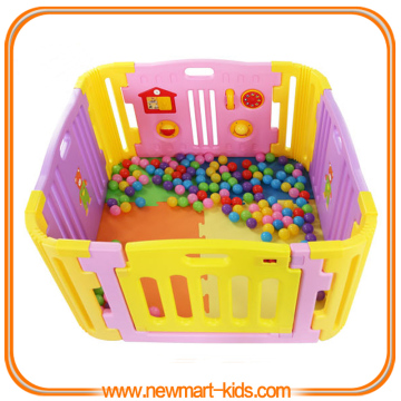 Foldable Plastic Baby Playpen,Toddler Safety Monitor Gate