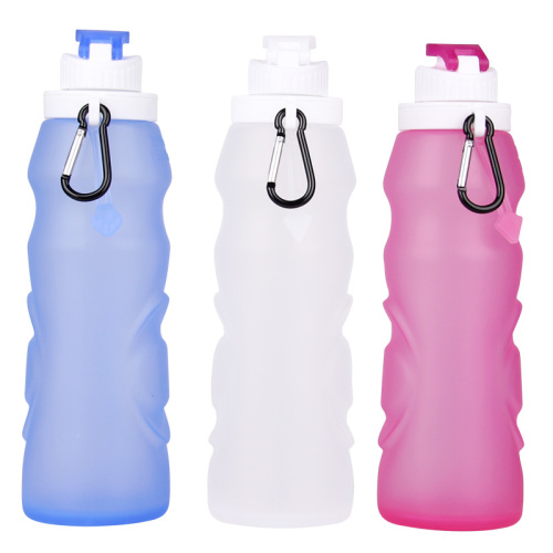 Bester Preis Leichte tragbare Mini BPA Free Folding Silikon Trinkflasche