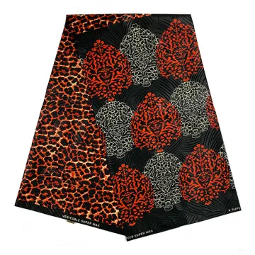 Polyester African Print Fabric for Ankara Dress