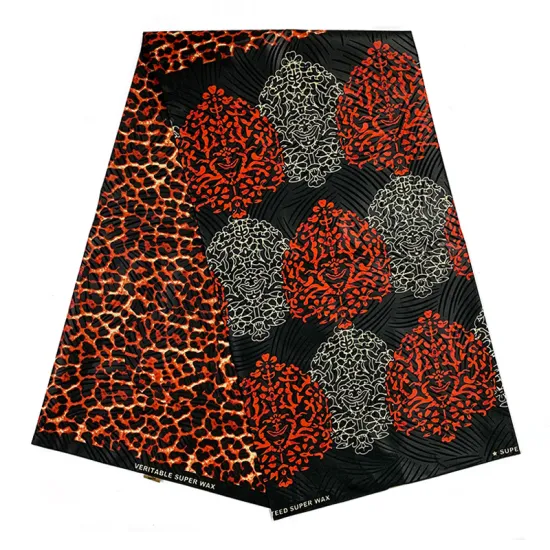 100% polyester ankara 6 yards wax fabric prints