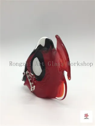 Red Fish Glass Sculpture