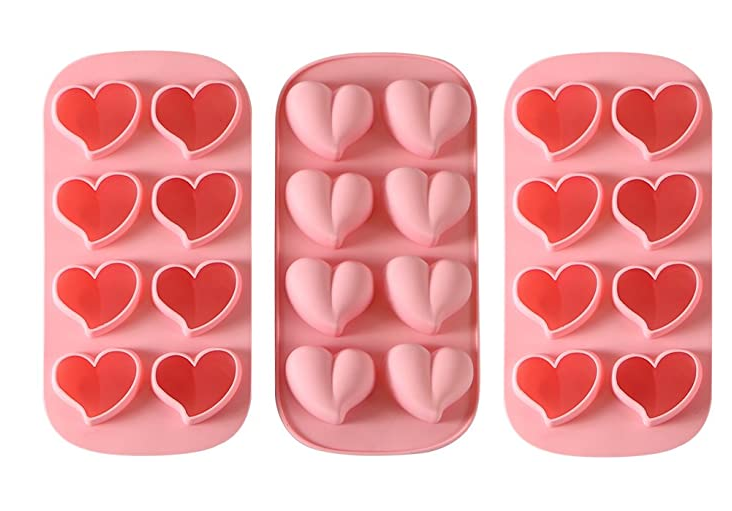 Heart Silicone Ice Cube Trays