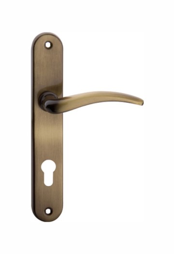 Aluminum Handle Iron Plate Door Lock