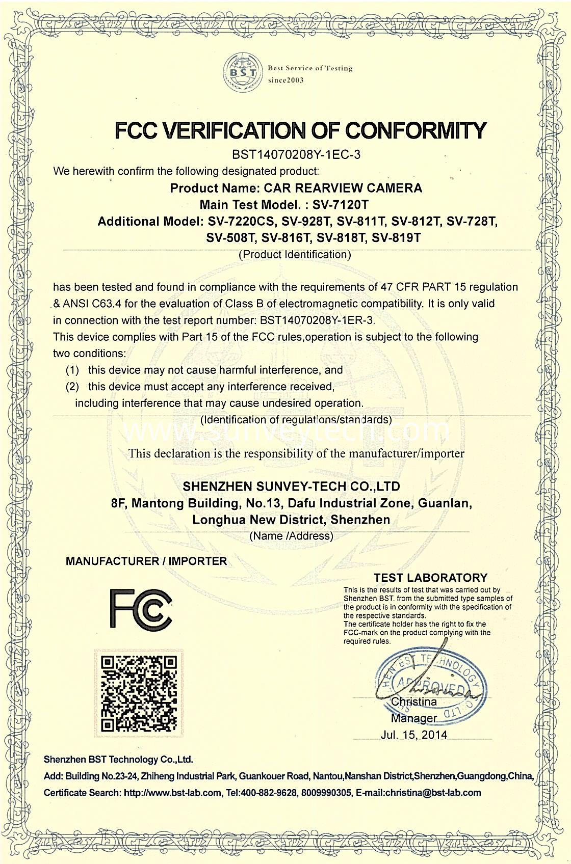shenzhen sunveytech co ltd