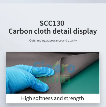 SCC130 Relative Hydrophilicity Conductive Carbon Cloth 20x20cm