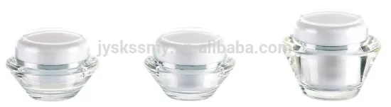Cosmetic Packaging Purple Acrylic Plastic Cream Jar